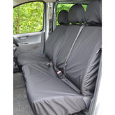 Fiat Scudo Van 2007-2016 Driver And Double Passenger Seat Covers - Black